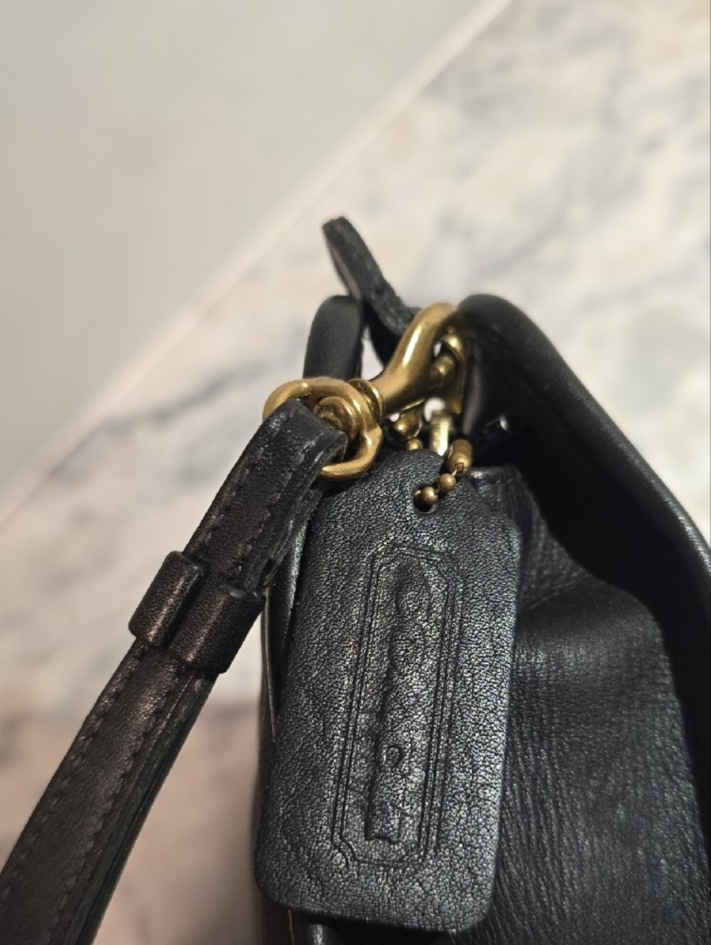 Coach Black Canvas And Leather Wristlet - Picture 2 of 16